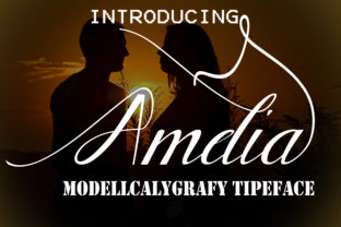 Amelia: A Modern Script Font for Editorial Design