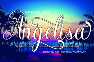 Angelisa Font: Elevate Your Campaign Visuals