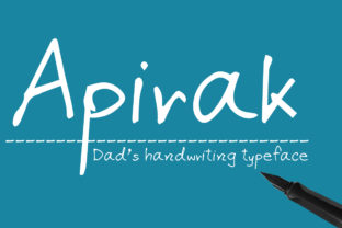Apirak: A Handwriting Typeface for Better Branding