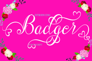 Badger Font: Elevating Web Design with Modern Handwritten Style