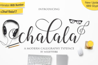 Chalala: A Modern Script Font for Branding