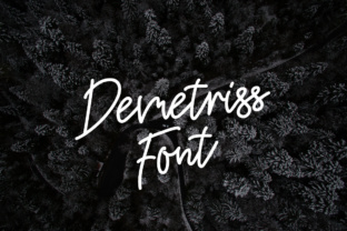Demetriss: A Handwritten Typeface for Authentic Branding