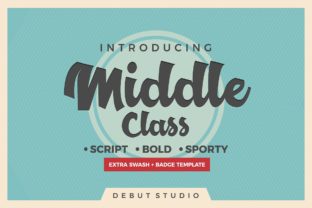 Designing with Middle Class: A Modern Script Font for Web