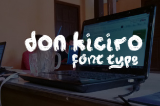 Donkiciro: A Hand-Painted Font for Branding