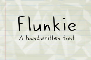 Flunkie: A Handwritten Font for Modern Web Design