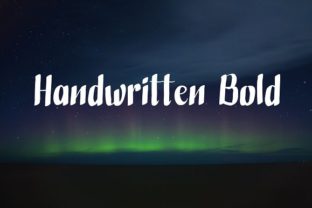 Handwritten Bold Font for Strong Brand Identity