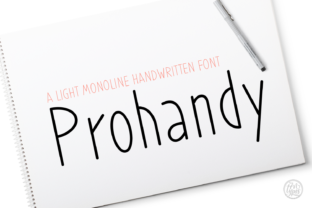 Prohandy: A Legible Handwritten Font for Web Design