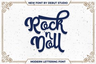 Rock n Doll: A Playful Script Font for Branding