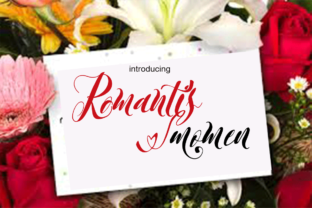 Romantis Momen: A Modern Script Font for Editorial Design