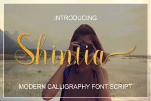 Shintia Typeface for Editorial Design