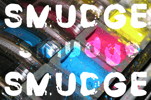 Smudge Font: Editorial Design with Grit