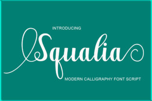 Squalia: A Modern Calligraphy Font for Branding