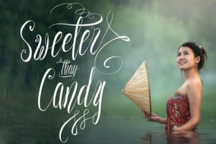 Sweeter Than Candy Font for Editorial Design