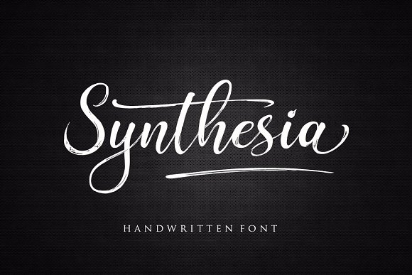 Synthesia: A Handwritten Font for Elegant Branding