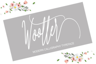 Wootter: A Modern Calligraphy Font for Branding